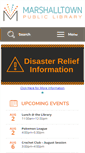 Mobile Screenshot of marshalltownlibrary.org